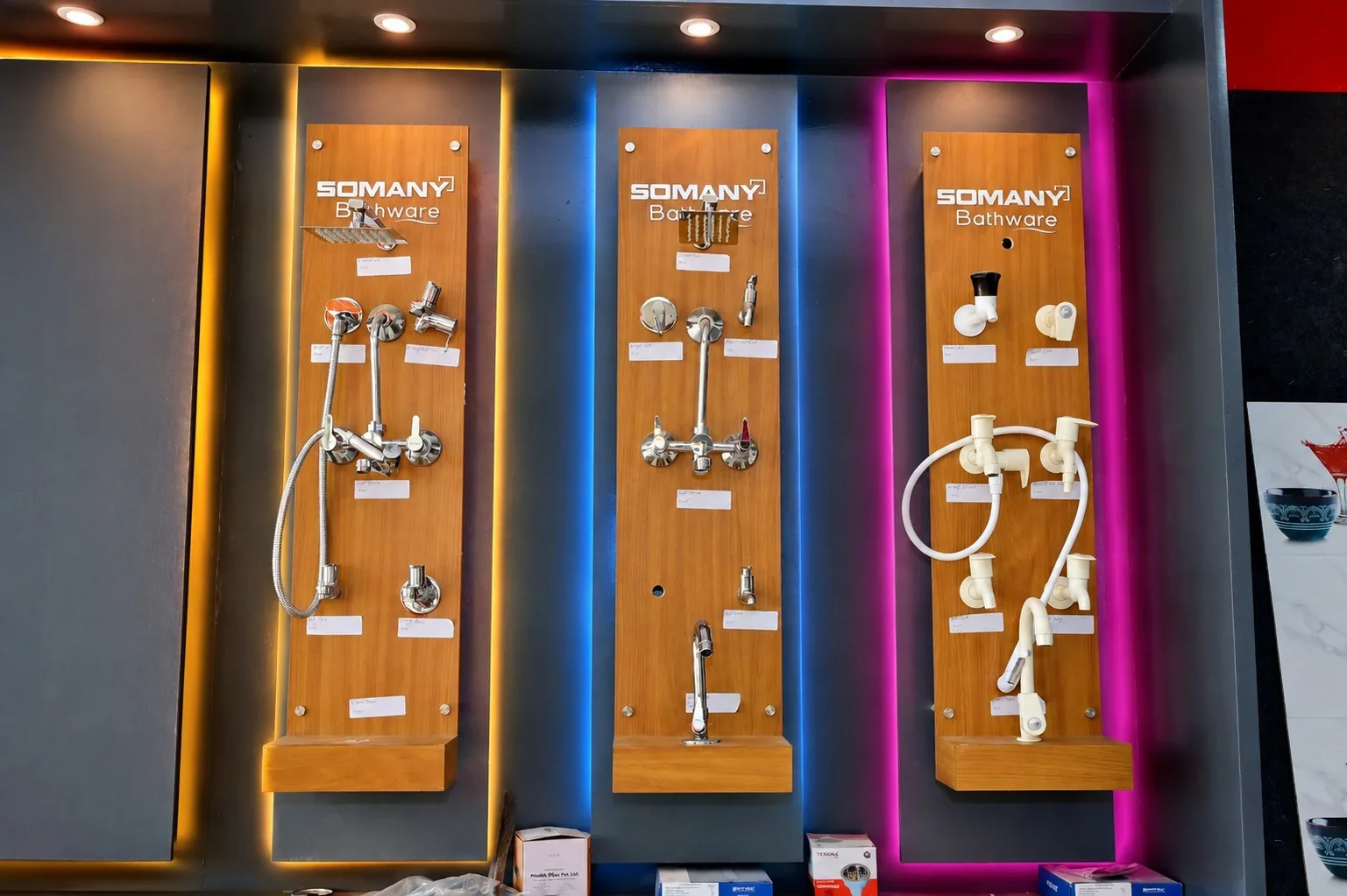 Tap and fitting display